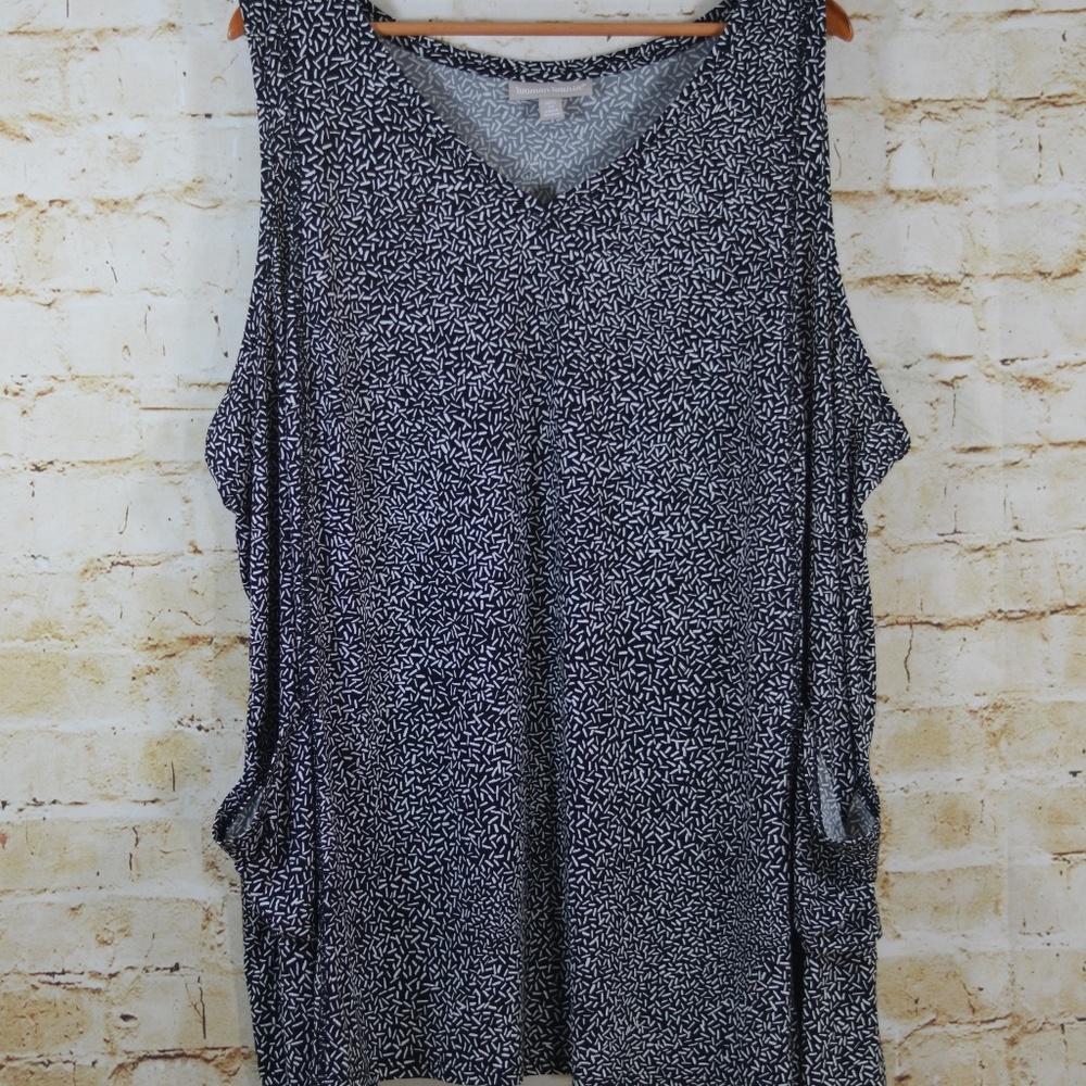 Woman Within Sleeveless Top With Pockets